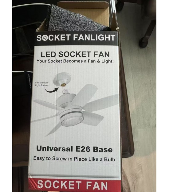 19.7" Socket Ceiling Fan with Light. 6000 Units. EXW Los Angeles 